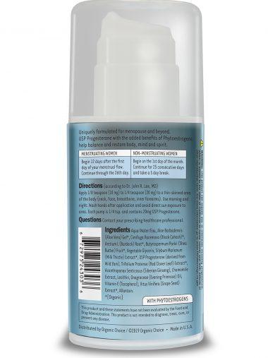 Organic Choice – Bio-Identical Progesterone Cream WITH PHYTOESTROGENS