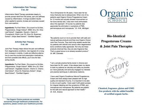 Organic Choice - All Products Brochure